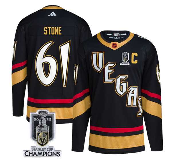 Men's Vegas Golden Knights #61 Mark Stone Black 2023 Stanley Cup Champions Reverse Retro Stitched Jersey,We sell and wholesale Men's Vegas Golden Knights #61 Mark Stone Black 2023 Stanley Cup Champions Reverse Retro Stitched Jersey on line form chian!